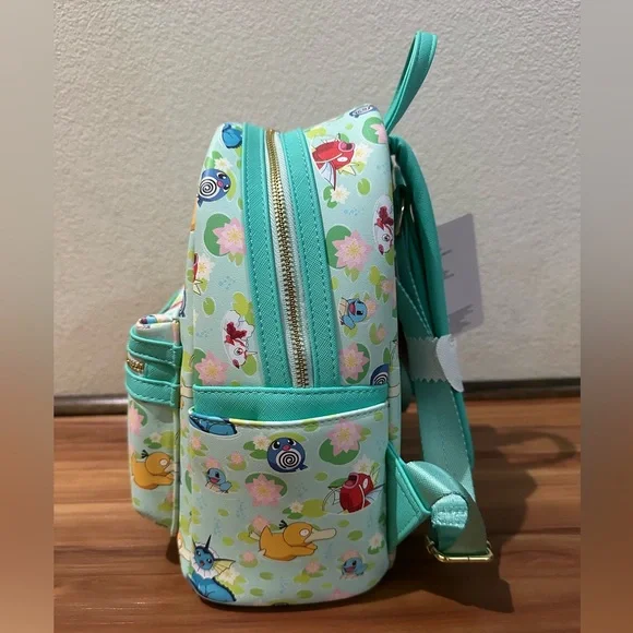 NWT Loungefly Pokémon Lilypad AOP backpack - Picture 5 of 6